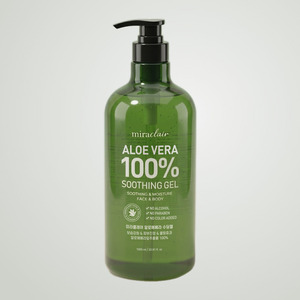 Produits de soin coréens Miraclair Gel apaisant à l'aloe vera 1000 ml Fabriqué en Corée Herbes blanches Tous types - Product Image 2