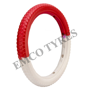 Neumáticos EMCO EVA de 14 Pulgadas para Bicicletas Infantiles - Duraderos y Resistentes para Todas las Estaciones, Color Blanco, Tamaños 14x1.75/2.40 - Product Image 2