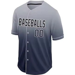 Camisetas de Béisbol Sublimadas Personalizadas para Hombre, Manga Corta, Poliéster, Absorben la Humedad, Corte Regular, para Todas las Temporadas - Product Image 2