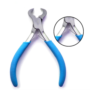 Hair <b>Extension</b> Pliers Hold Tool for Keratin Hair <b>Extensions</b> Microlink <b>Beads</b> Surgical Grade Stainless Steel Commercial - Product Image 4