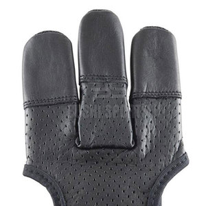 Gants de tir à l'arc en cuir durable avec protections renforcées pour les doigts et gants de tir à l'arc confortables pour l'entraînement quotidien - Product Image 6