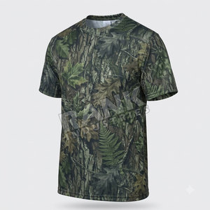 เสื้อยืดล่าสัตว์แฟชั่นใหม่ ไซส์ใหญ่ ผลิตจากผ้าฝ้ายผสมโพลีเอสเตอร์ สไตล์ลำลอง สำหรับผู้ชาย วางขายออนไลน์ - Product Image 3