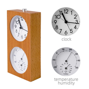 Reloj de Mesa de Madera Moderno, Sencillo y Silencioso, con Alarma, Precisión en la Medición del Tiempo, Reloj Inteligente para Niños - Product Image 3