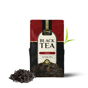 Hojas de Té Negro al Por Mayor, Suministro de Fábrica, Sabor Intenso, Té Orgánico en Bolsas con Cierre para Té de Burbujas - Product Image 1