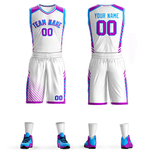 Maillots et shorts de basket-ball personnalisés, sublimation, vêtements de sport, prix usine, fournisseur OEM - Product Image 4