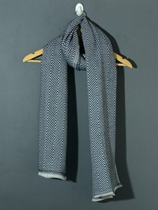 Indian Winter Woolen <b>Shawl</b> Handmade Unisex Zig Zag Design Neck <b>Wrap</b> Hand Woven Stole - Product Image 3