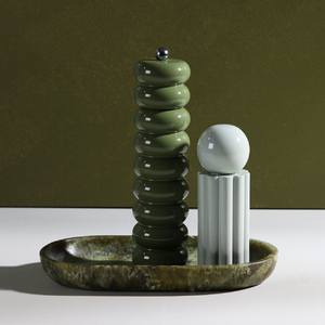 Molinillo de Sal y Pimienta de Doble Esfera con Acabado Lacado, Accesorio de Comedor Artístico Moderno, Molinillo de Pimienta de Estilo Minimalista Hecho a Mano - Product Image 2