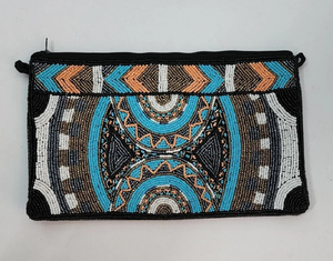 Bolso de mano FAIZA CRAFT rosa con cuentas de fresa, cartera rectangular bordada, cadena plateada desmontable, hecho a mano con bordado artesanal - Product Image 4