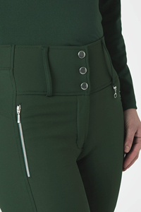 Vente en gros usine Pantalons d'équitation pour femmes, verts, avec assise intégrale en silicone imprimé, Leggings, Culottes d'équitation, Jodhpurs - Product Image 4