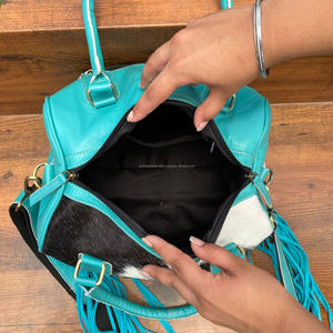 กระเป๋าหนังสะพายข้างขนาดเล็กสำหรับผู้หญิงหนังวัวแท้วินเทจ - Product Image 6