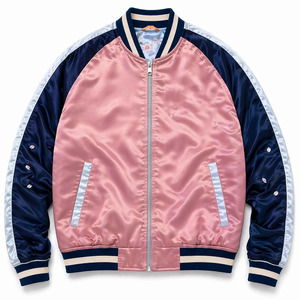 Veste bomber Sukajan en cuir ultra-luxe pour l'hiver |   Fermeture éclair brodée à la main de style japonais, artisanat double face - Product Image 5