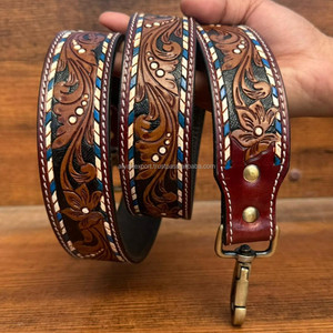 El más nuevo ancho de 1,5 ", correa de hombro de cuero mecanizada a mano para mujer, correa de repuesto para guitarra de cuero genuino y correas para cámara - Product Image 3