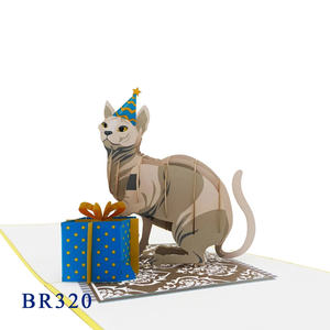 Tarjeta de Felicitación 3D Pop-Up con Diseño Personalizado, Decoración para el Hogar, Arte y Coleccionismo, Impresión Offset, 150x150mm - Product Image 1