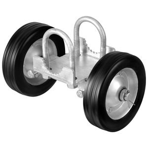 Kit Universale per Cancello Scorrevole da 6 Piedi con Ruote e Binari Regolabili per Carichi Pesanti - Product Image 1