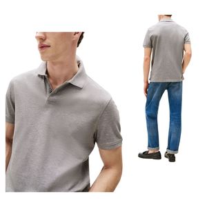 Polo en coton 100% personnalisé avec logo brodé, polo de golf uni pour hommes et unisexe, polos personnalisés imprimés OEM - Product Image 1