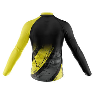 Maillot de cyclisme pour femmes 100% polyester respirant antibactérien à séchage rapide manches longues logo personnalisé position avant sublimation - Product Image 2