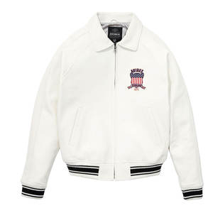 Blousons universitaires d'hiver pour hommes OEM – Fournisseur direct d'usine – Blouson de baseball universitaire haut de gamme en toile avec fermeture éclair et laine – Qualité supérieure pour les commandes en gros - Product Image 1