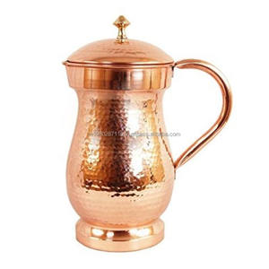 Magnifiques jarres en cuivre vintage avec des motifs artisanaux ajoutant une valeur artistique, adaptées aux styles de décoration intérieure uniques. - Product Image 1