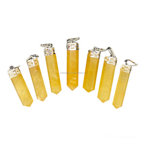 Pendentif Crayon en Quartz Golden Healer Fait Main, Toucher Réel, pour Collier, Vente en Gros - Product Image 3