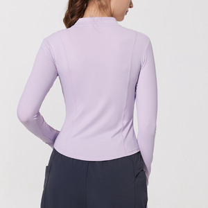 Most Trendy <b>Workout</b> <b>Jacket</b> High Stretch Activewear Top with Full Zipper Stand Collar Yoga <b>Jacket</b> Top for Running and Training - Product Image 2