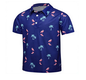 Fashion Boys & Girls Casual Breathable Summer Short Sleeve Cotton/Bamboo Fiber Polo <b>Collar</b> <b>T</b>-<b>Shirt</b> Candy Color - Product Image 2