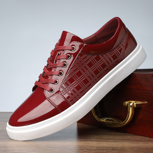 DA Lace-Up Breathable <b>Velcro</b> Design Comfortable Material New Design Men's High Top Sneakers Wholesale - Product Image 4