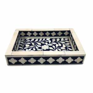 Bandeja Redonda Moderna de Madera y Hueso Pulido para Cocina y Baño, Decoración de Hogar de Lujo y Vajilla de FAIZA CRAFT - Product Image 4