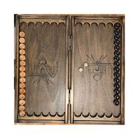 Jeu de backgammon de luxe en bois, plateau de jeu en bois fait main de qualité supérieure, jeu de stratégie classique, jeu de backgammon de table pour adultes, cadeau