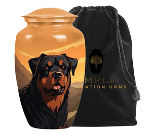 Urna Funeraria para Cenizas de Perro Rottweiler – Urna Conmemorativa de Aluminio para Mascotas - Product Image 2