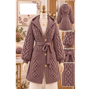 Pulls 100% acrylique ou coton, calibre 12, pour femmes, très tendance, style décontracté, pour la saison hivernale, fournisseur du Bangladesh. - Product Image 5