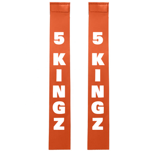 5Kingz Sports <b>Rugby</b> <b>Tags</b> <b>Belt</b> Orange Black Lightweight Durable Eco-Friendly Team Sports Equipment - Product Image 2