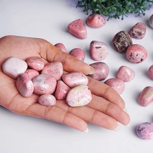 Pierre de Rhodonite Rose Naturelle Roulée en Gros, Fabricant et Fournisseur de Pierres Précieuses de Guérison en Cristal d'Inde - Product Image 2