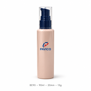 Botella Cosmética Cuadrada de 90 ml con Bomba Pulverizadora, Cuello de 20 mm, Envase para Lociones para el Cuidado de la Piel, Fabricante de Envases Cosméticos OEM ODM - Product Image 1