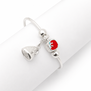 925 Sterling Silver Ladybug Charm <b>Bracelet</b> High Polish Adjustable Kids Girls Fashion Jewelry Gift Daily Wear Party <b>Cute</b> Animal - Product Image 2