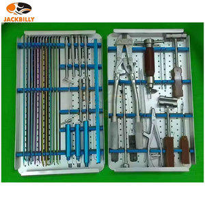 Nouvel ensemble d'onglets orthopédiques élastiques manuels, instruments médicaux, kit chirurgical vétérinaire de qualité supérieure, fixation intramédullaire osseuse - Product Image 5