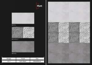 Azulejos vitrificados de lujo con acabado mate de 12"X24" ideales para espacios residenciales y de oficina, que ofrecen impermeabilidad, resistencia a los arañazos y un estilo elegante. - Product Image 3