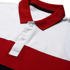 Polo pour homme en coton prérétréci 240 g/m² de qualité supérieure, idéal pour l'été, avec broderie personnalisée, motif uni surdimensionné et logo - Product Image 6