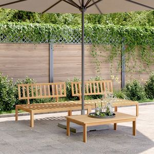 Set di mobili da giardino in legno massello di Acacia 2 pezzi Pallet da 2 pezzi - Product Image 1