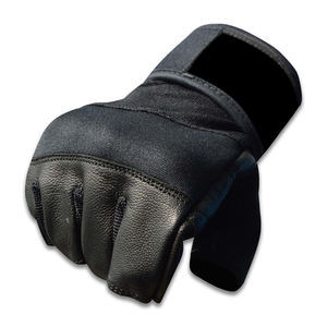 Qaswa Sports Leather Half Finger Wrist Support with for Closure for Unisex Gym & Outdoor <b>Weight</b> Lifting Training - Product Image 5