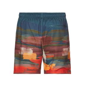 2025 Short en maille imprimé par sublimation de Style de rue de haute qualité grande taille Double couche Short en maille imprimé de fleurs personnalisé - Product Image 2