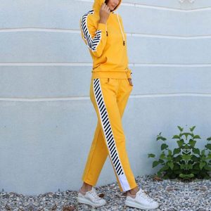 Premium Quality <b>Women's</b> <b>Yellow</b> Hooded 100% Cotton Waterproof Breathable Lightweight Full Sleeve Side Pockets Drawstring Closure - Product Image 2