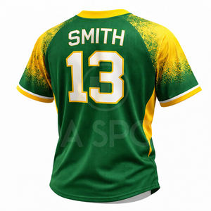 ชุดยูนิฟอร์มเบสบอลทีมแบบกำหนดเอง เสื้อเบสบอลและกางเกงแบบซับลิเมชั่น ชุดกีฬาแห้งเร็ว ระบายอากาศได้ดี สำหรับฤดูร้อน ไซส์พลัส - Product Image 3