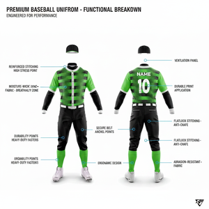 Men's Top Quality Baseball Jersey Uniform Custom Team Wear Sublimated Sports Apparel Quick Dry Shirts Pants Tournament Uniform - Product Image 2