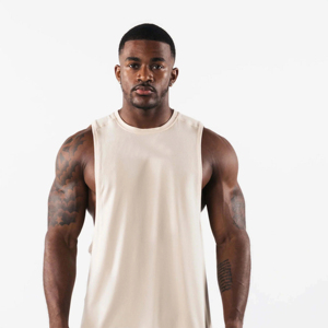 Camiseta Deportiva para Hombre, de Algodón Ecológico, Transpirable, de Secado Rápido, para Gimnasio y Deportes, con Color y Logotipo Personalizados, Estilo Urbano - Product Image 2