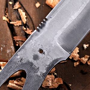 Cuchillo de Caza Nórdico de Acero al Carbono Forjado, Hoja Fija Recta de 8 Pulgadas, Espesor de 3mm, OEM/ODM - Product Image 6