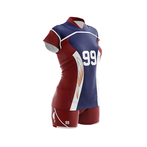 Robe d'uniforme de netball pour femmes - Manches courtes, imprimée, respirante, extensible, vêtements de sport actifs - Product Image 3