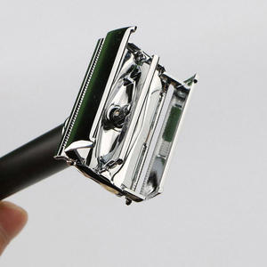 Rasoir de sécurité personnalisé à double tranchant en acier inoxydable à peigne ouvert, de haute qualité professionnelle pour hommes - Product Image 4