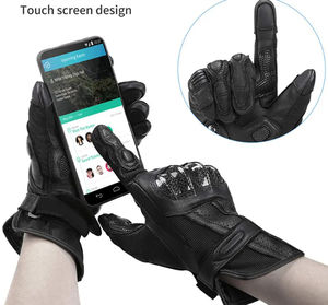 Guantes de Motocicleta con Forma Personalizada |   Ajuste ergonómico de precisión para el control del acelerador |   Calidad de Exportación Global - Product Image 4