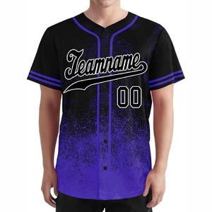 Maillot de baseball par sublimation avec graphiques d'équipe personnalisés, tissu respirant et performance athlétique - Product Image 3