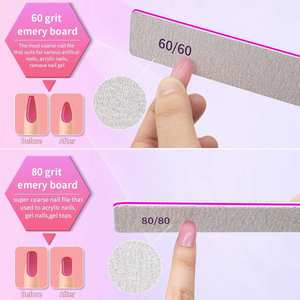 Limes à ongles droites en acier inoxydable lavables, réutilisables et jetables pour l'hygiène, idéales pour les retouches en déplacement - Product Image 2